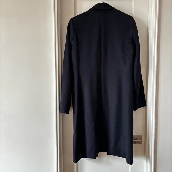 Uniqlo Women’s Navy Wool Cashmere Chesterfield Coat - Picture 2 of 9